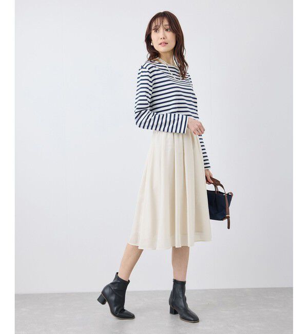 Rope&rsquo;Picnic「着丈が選べるギャザースカート」|スカート|