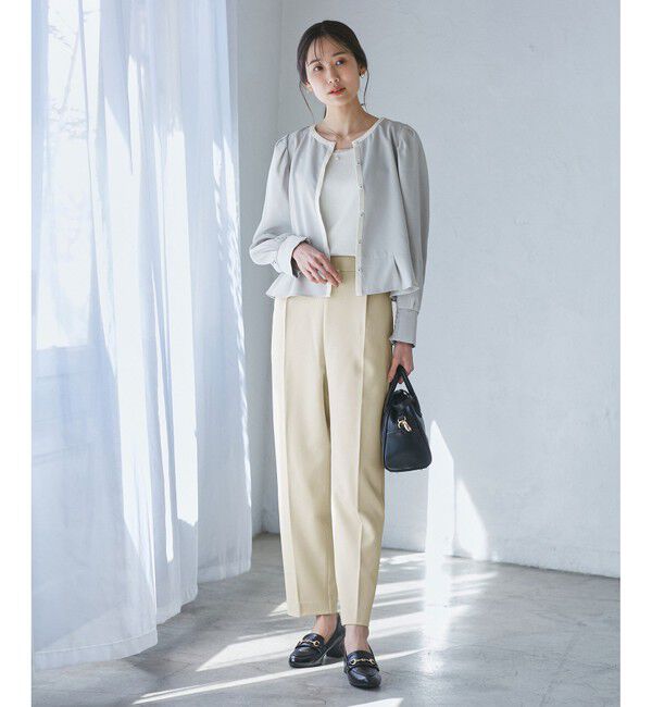 Rope&rsquo;Picnic「【3サイズ展開】イージーテーパードパンツ」|チノ|