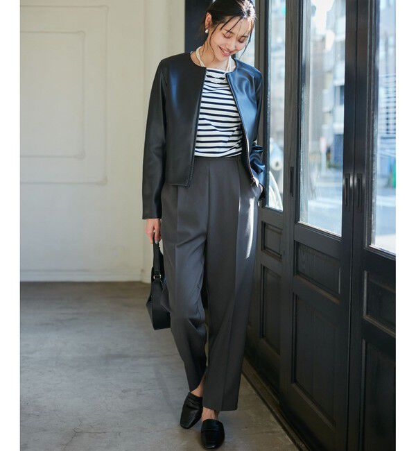 Rope&rsquo;Picnic「【3サイズ展開】イージーテーパードパンツ」|チノ|