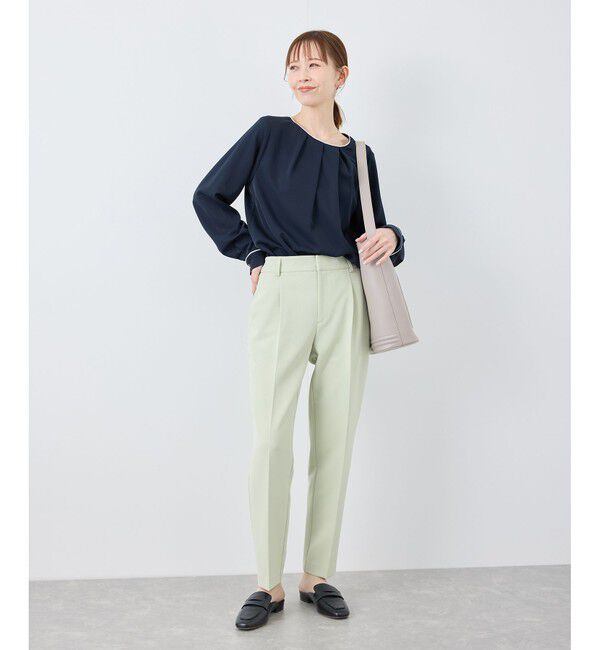 Rope&rsquo;Picnic「【WEB限定カラー】多機能ランダムタックブラウス/セレモニー・通勤対応」|シャツ・ブラウス|