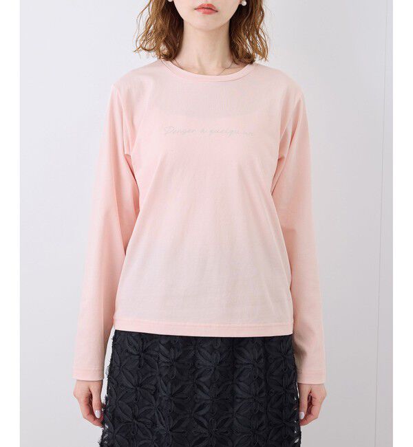 Rope&rsquo;Picnic「RENU/アソートロゴロングTシャツ」|Tシャツ・カットソー|