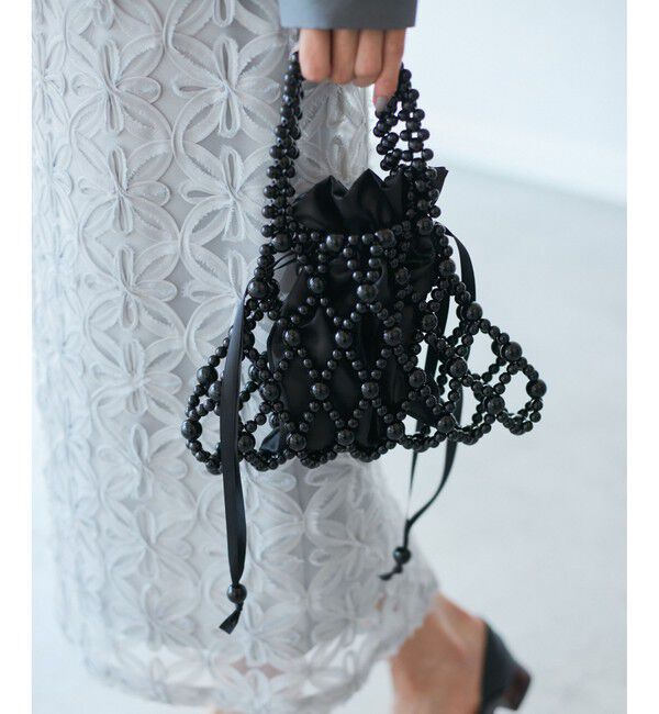 ROPE PICNIC PASSAGE「ポーチ付きビーズハンドバッグ」|ハンドバッグ|