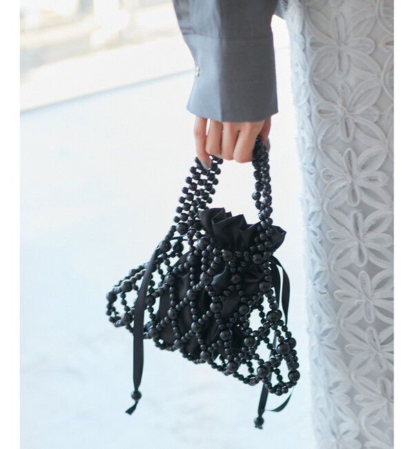 ROPE PICNIC PASSAGE「ポーチ付きビーズハンドバッグ」|ハンドバッグ|