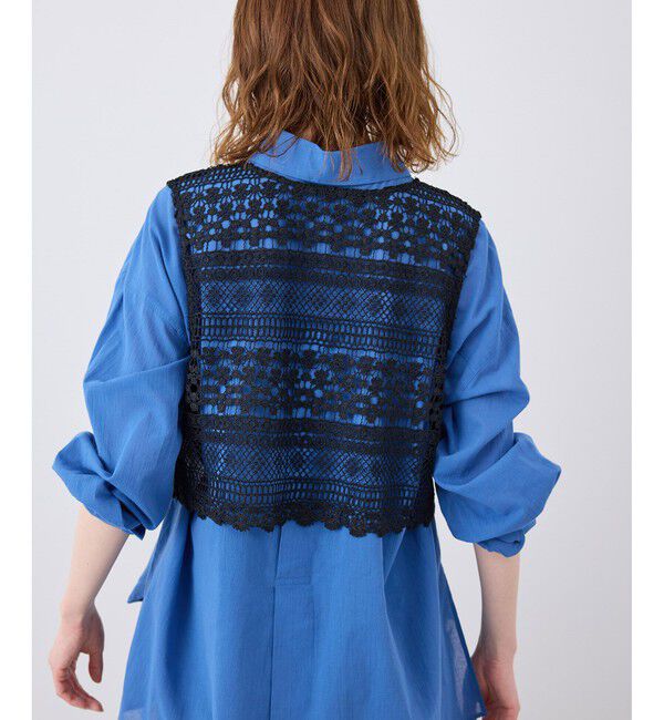 Rope&rsquo;Picnic「フロントボタンレースジレベスト/リンクコーデ」|ベスト・ジレ|