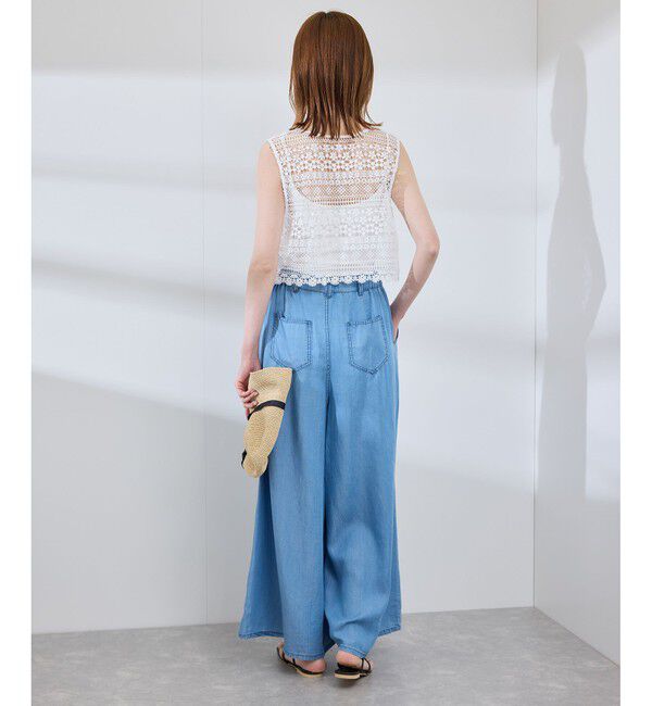 Rope&rsquo;Picnic「フロントボタンレースジレベスト/リンクコーデ」|ベスト・ジレ|