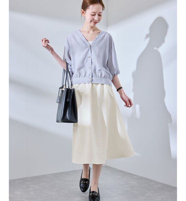 Rope&rsquo;Picnic「【UVケア・遮熱】Comfort Seriesコンフォートシリーズ/着丈が選べるフレアスカート」|スカート|
