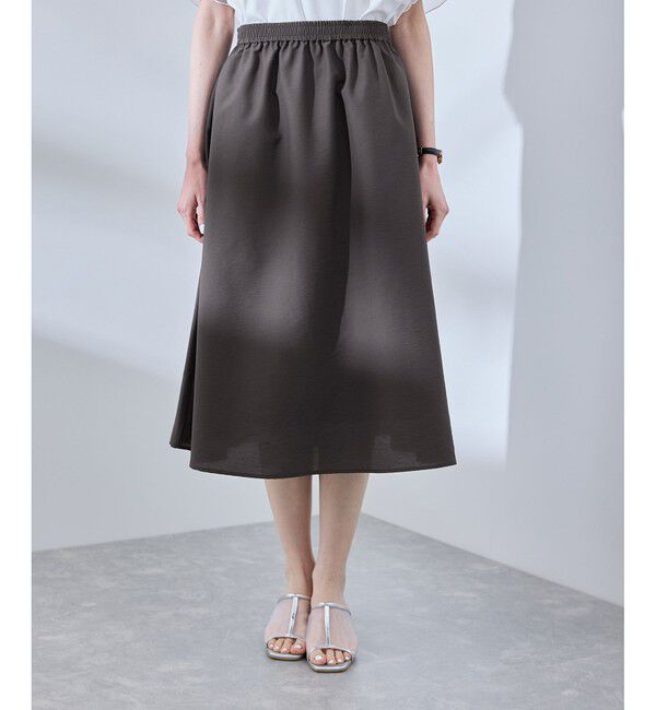 Rope&rsquo;Picnic「【UVケア・遮熱】Comfort Seriesコンフォートシリーズ/着丈が選べるフレアスカート」|スカート|
