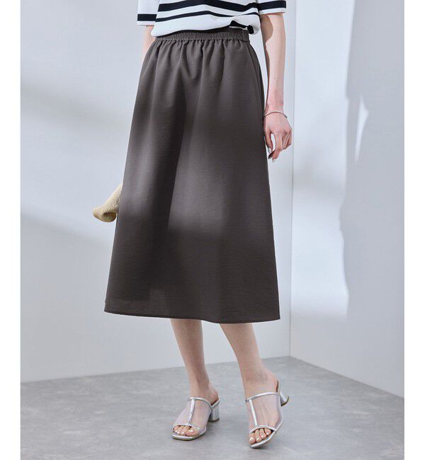 Rope&rsquo;Picnic「【UVケア・遮熱】Comfort Seriesコンフォートシリーズ/着丈が選べるフレアスカート」|スカート|