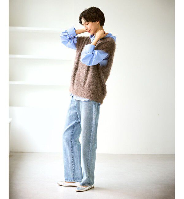 Rope&rsquo;Picnic「シャギーニットベスト」|ベスト・ジレ|