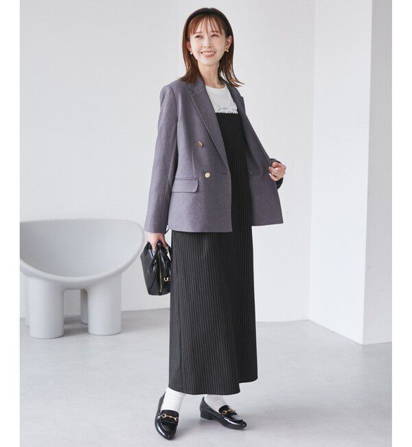 Rope&rsquo;Picnic「ストライプアイラインキャミワンピース/セットアップ対応」|ワンピース|