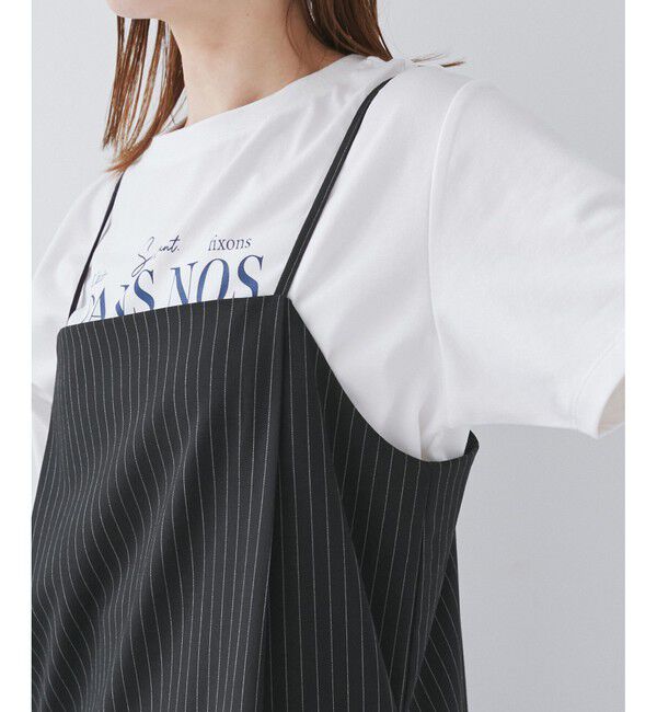 Rope&rsquo;Picnic「ストライプアイラインキャミワンピース/セットアップ対応」|ワンピース|