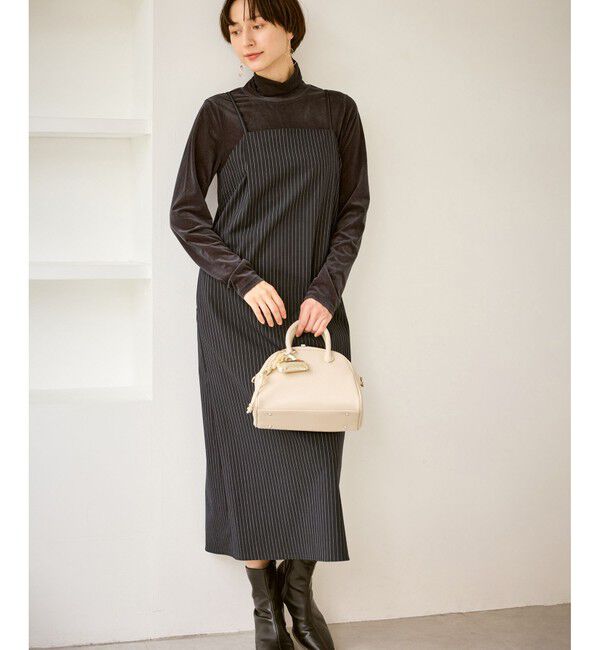 Rope&rsquo;Picnic「ストライプアイラインキャミワンピース/セットアップ対応」|ワンピース|