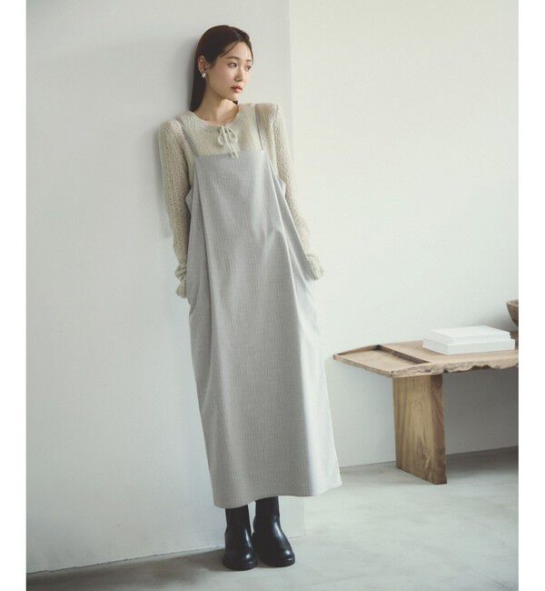 Rope&rsquo;Picnic「ストライプアイラインキャミワンピース/セットアップ対応」|ワンピース|