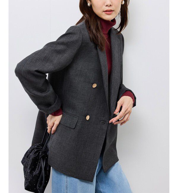 Rope&rsquo;Picnic「スリートーンツイードジャケット/セットアップ対応」|テーラードジャケット|