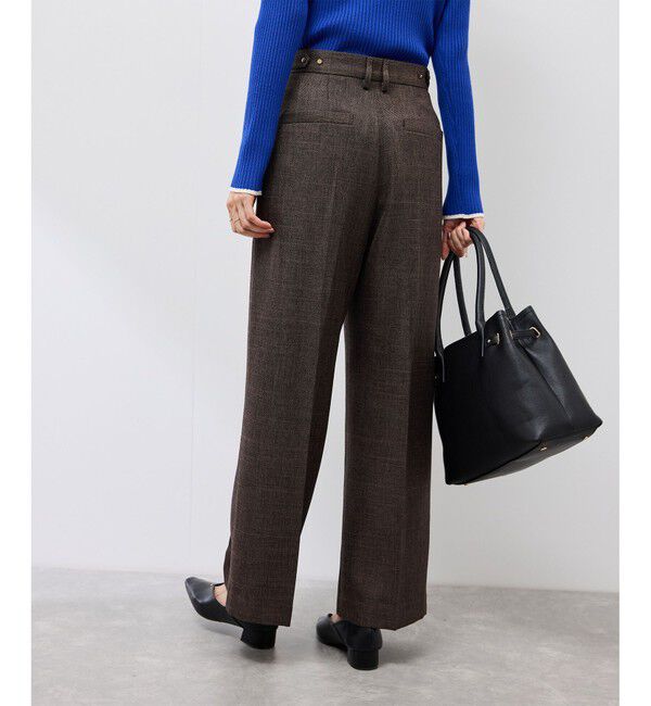 Rope&rsquo;Picnic「スリートーンツイードワイドパンツ/セットアップ対応」|スラックス|