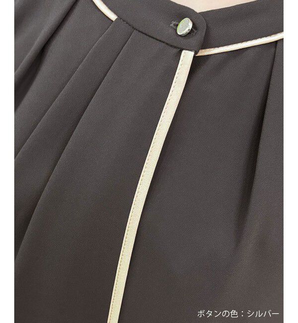 Rope&rsquo;Picnic「【WEB限定】配色ボウタイ風ブラウス」|シャツ・ブラウス|