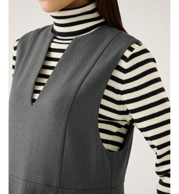 Rope&rsquo;Picnic「キーネックジャンパースカート」|ワンピース|