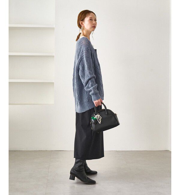 Rope&rsquo;Picnic「ゆるケーブル編みVネックニットカーディガン」|カーディガン|