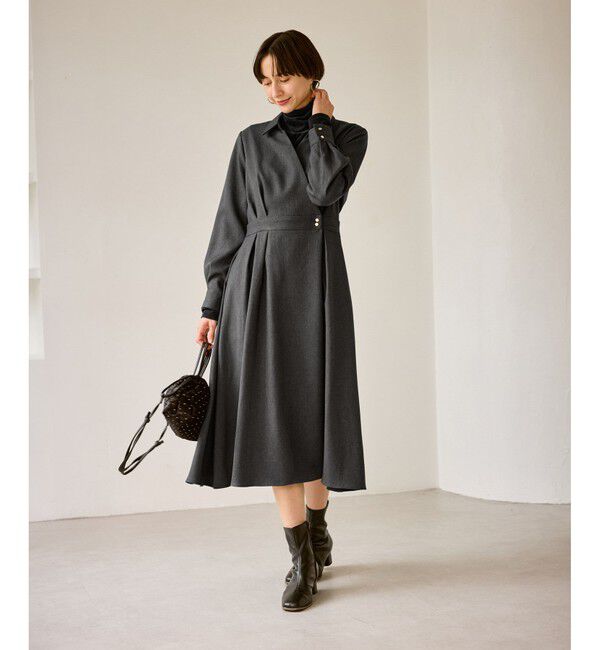 Rope&rsquo;Picnic「カシュクールシャツコンシャスワンピース」|ワンピース|