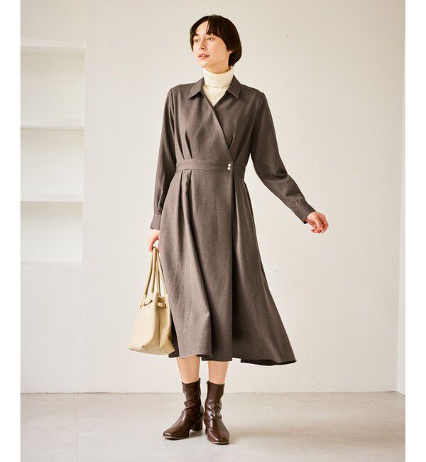 Rope&rsquo;Picnic「カシュクールシャツコンシャスワンピース」|ワンピース|