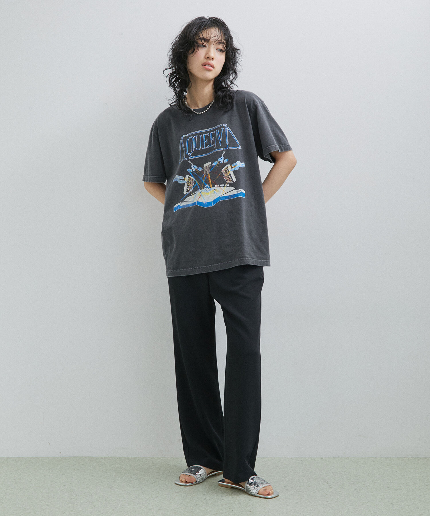 ADAM ET ROPE'「セミフレアイージーパンツ」|その他|