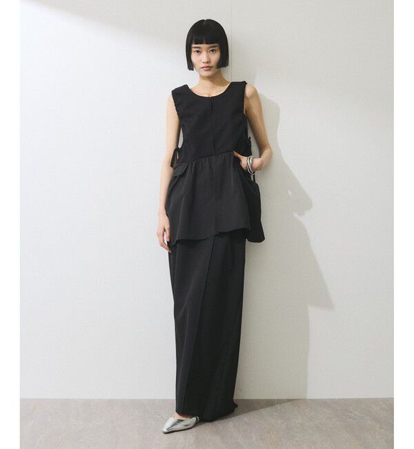 ADAM ET ROPE'「【WEB限定】2WAYペプラムジレトップス」|Tシャツ・カットソー|