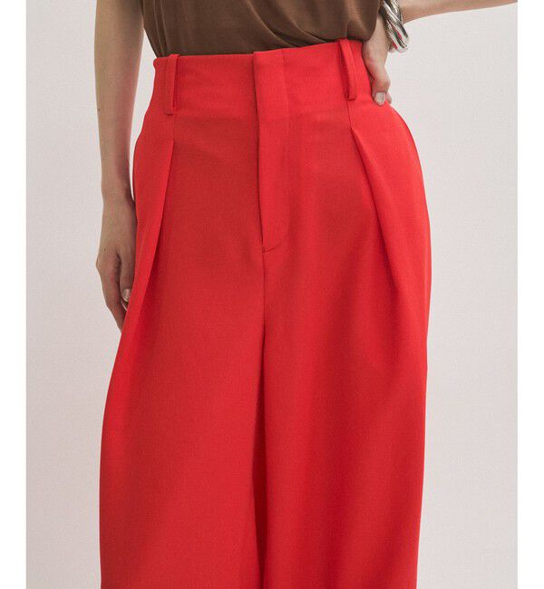 ADAM ET ROPE'「【サステナブル】リランチェベルトレススラックス」|スラックス|