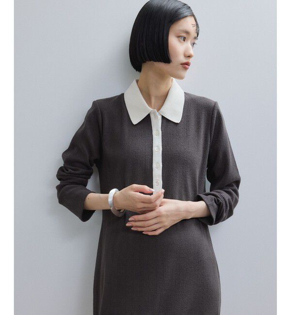 ADAM ET ROPE'「【WEB限定】・【定番人気】ポロシャツワンピース」|ワンピース|