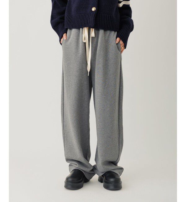 ADAM ET ROPE'「【WEB限定】ワイドスウェットパンツ」|チノ|