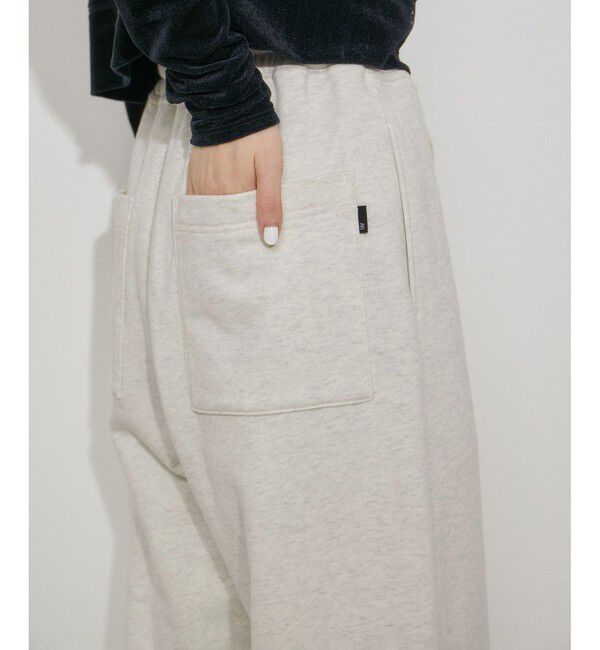 ADAM ET ROPE'「【WEB限定】ワイドスウェットパンツ」|チノ|
