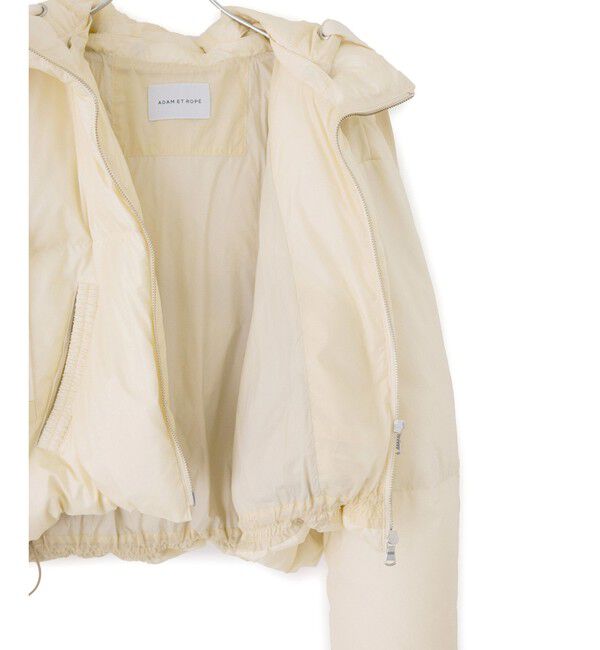 ADAM ET ROPE'「【サステナブル】2WAYフーディショートダウン/撥水」|ダウン|