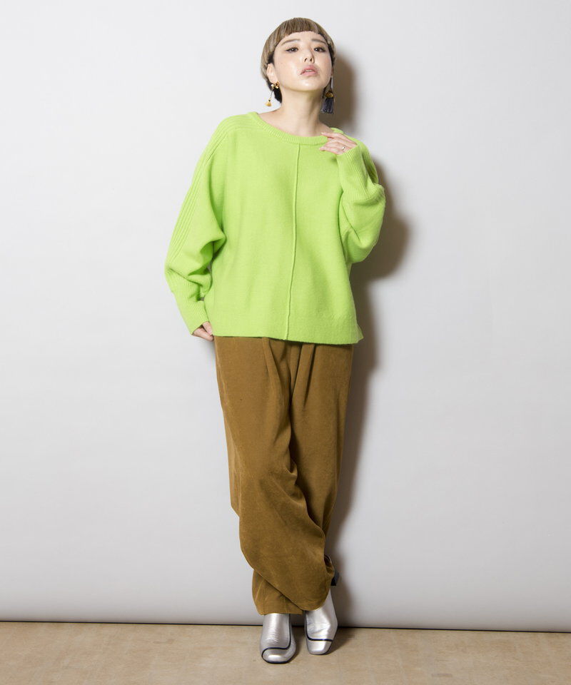  「2WAYドルマンニットプルオーバー」|ニット・セーター|