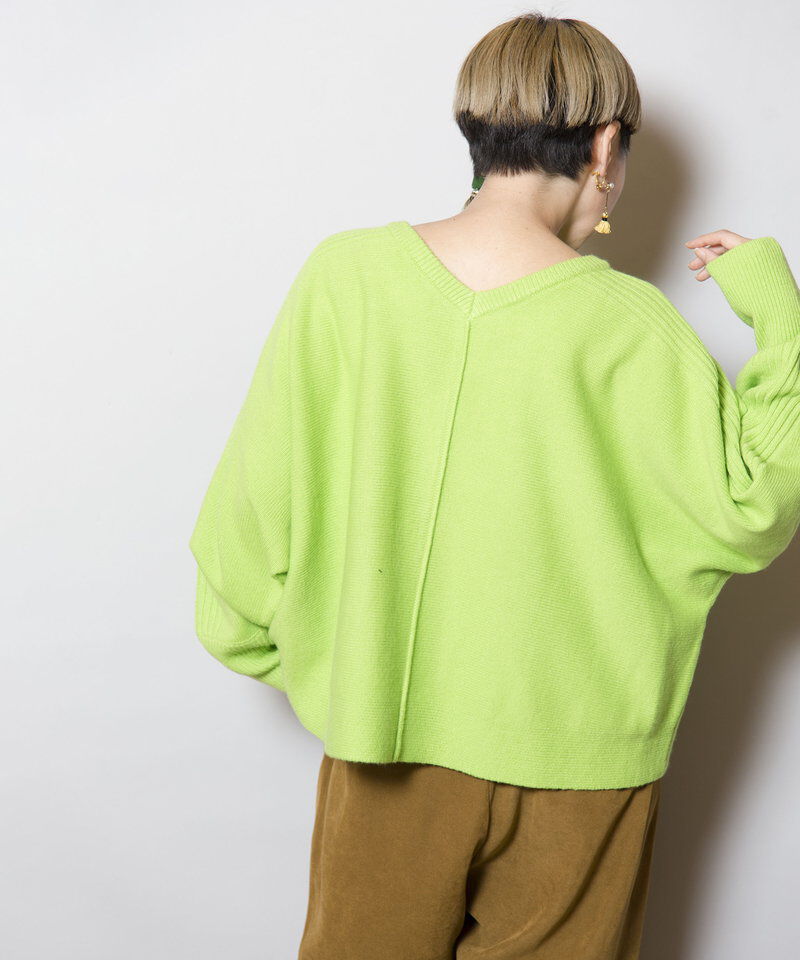  「2WAYドルマンニットプルオーバー」|ニット・セーター|