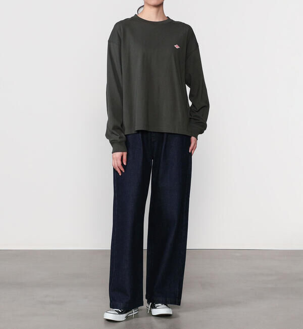 DANTON「DANTON | クルーネック 長袖Tシャツ WOMEN」|Tシャツ・カットソー|