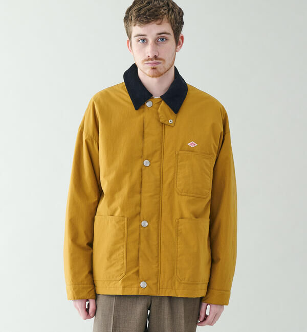 DANTON「DANTON | 中綿ナイロン カバーオールジャケット MEN」|ダウン|