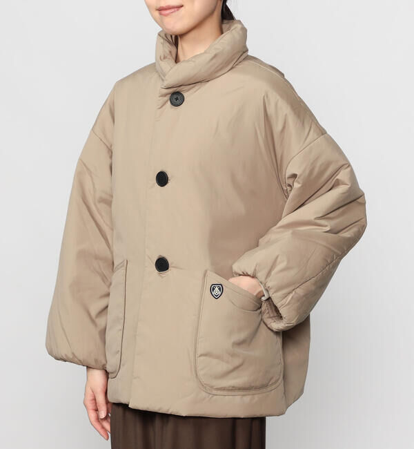 ORCIVAL「ORCIVAL | スタンドカラー中綿ブルゾン WOMEN」|ダウン|BEIGE