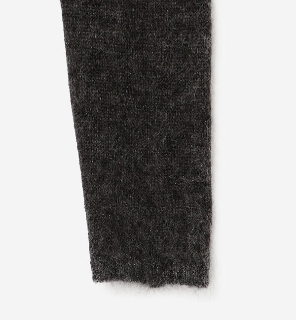 LE GLAZIK「LE GLAZIK | モヘアグリッター クルーネックカーディガン WOMEN」|ニット・セーター|