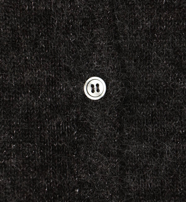 LE GLAZIK「LE GLAZIK | モヘアグリッター クルーネックカーディガン WOMEN」|ニット・セーター|