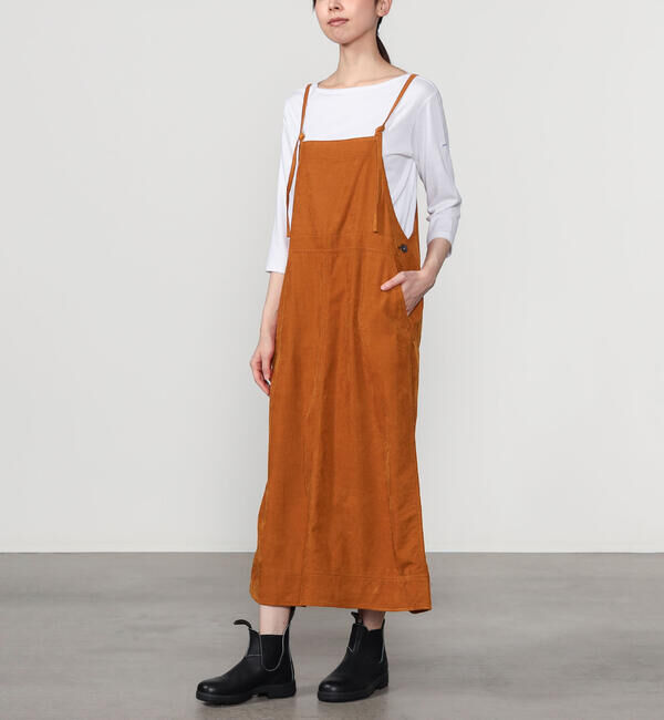 LE GLAZIK「LE GLAZIK | コーデュロイ サロペットスカート WOMEN」|スカート|