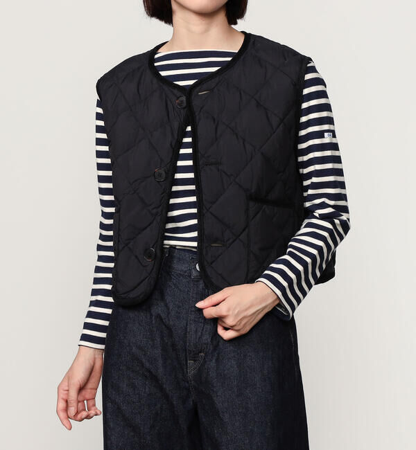 GYMPHLEX「Gymphlex | ナイロンタフタ キルトダウンショートベスト SOLID WOMEN」|その他|