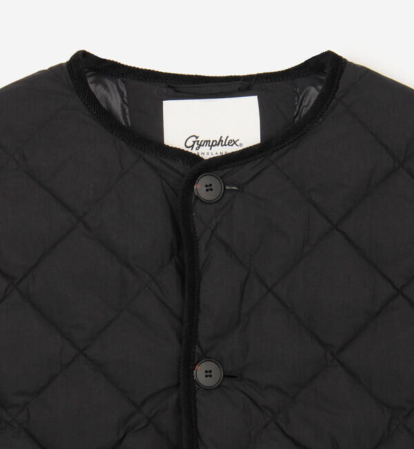 GYMPHLEX「Gymphlex | ナイロンタフタ キルトダウンショートベスト SOLID WOMEN」|その他|