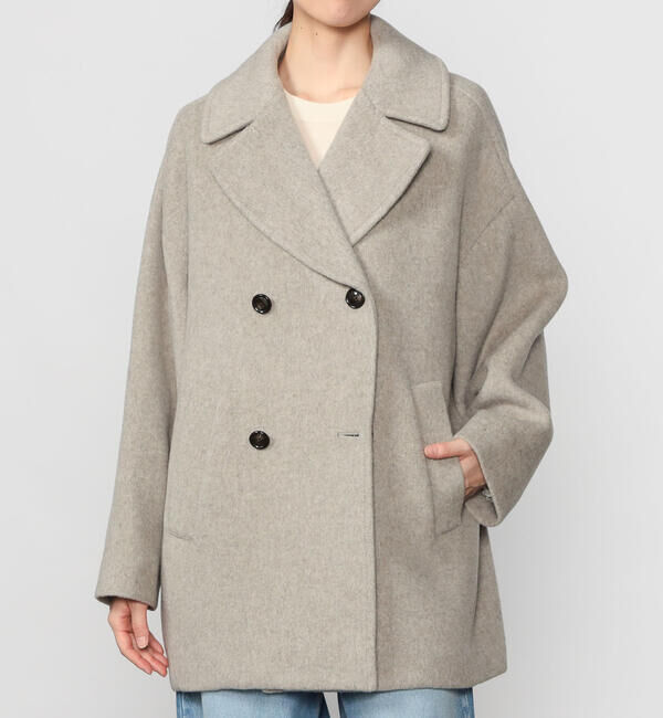  「TICCA | ウール Pコート WOMEN」|ダッフルコート|BEIGE