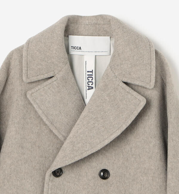  「TICCA | ウール Pコート WOMEN」|ダッフルコート|