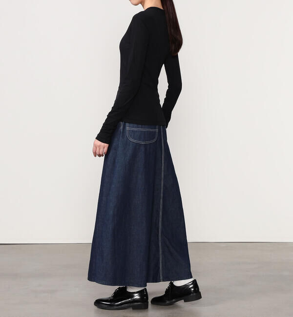  「babaco | ツイストコットン クルーネックカーディガン WOMEN」|カーディガン|