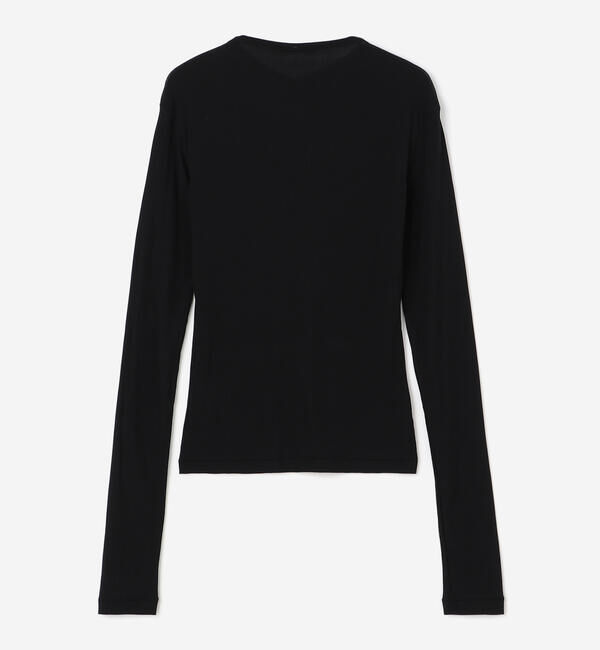  「babaco | ツイストコットン クルーネックカーディガン WOMEN」|カーディガン|