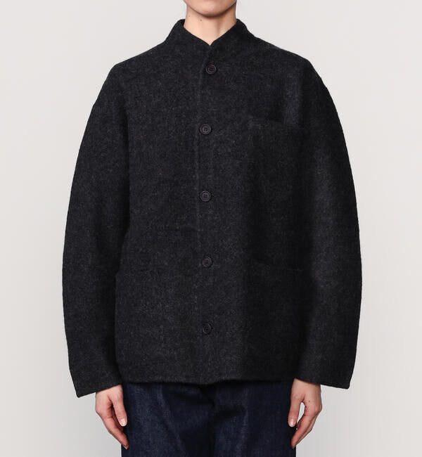  「RYE TENDER | スタンドカラー ジャケット WOMEN」|テーラードジャケット|