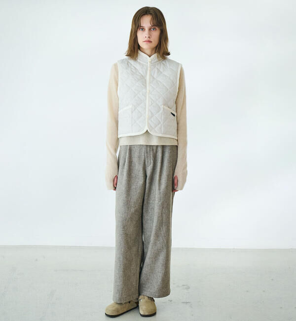  「LAVENHAM | 〈別注〉 クロップド スタンドカラーキルティングベスト WOMEN」|その他|