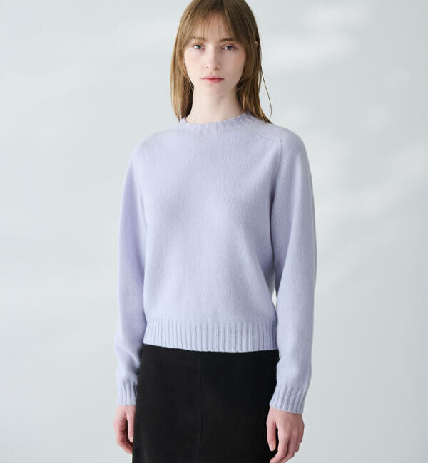 Morris & Sons「MORRIS & SONS | ジーロンラム クルーネックニット WOMEN」|ニット・セーター|