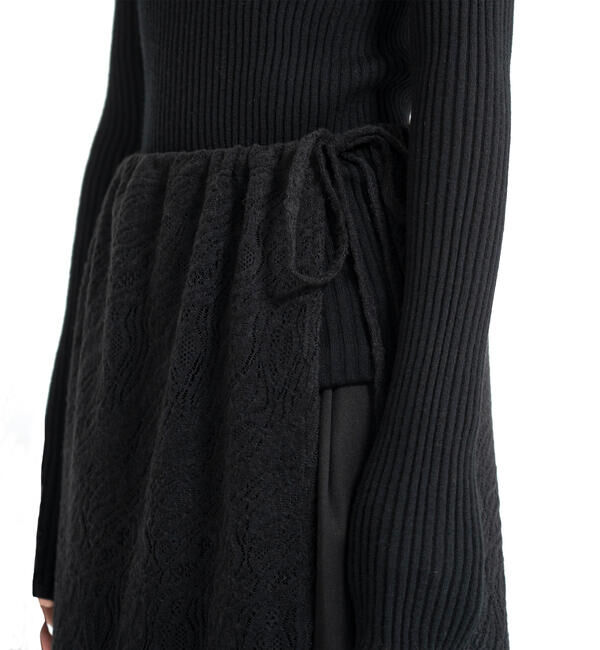  「eunoia | ジャガード ラップスカート WOMEN」|スカート|