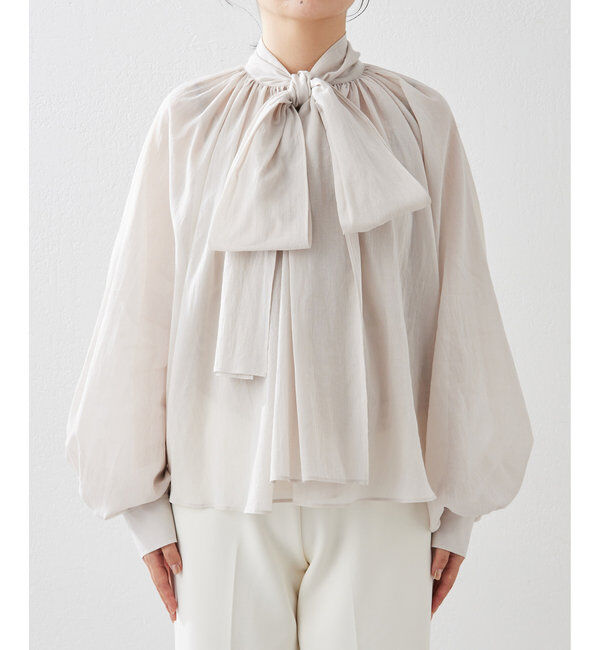  「ローンボウタイブラウス」|シャツ・ブラウス|